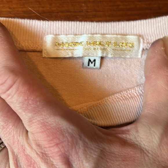 Magic Mike Live Las Vegas Pink Sweatshirt, Peace Love & Magic, Size M. - Picture 3 of 5